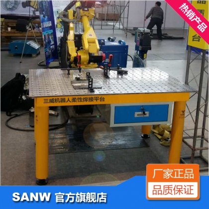 【環(huán)保新型】機器人焊接平臺-焊接機器人的好幫手！