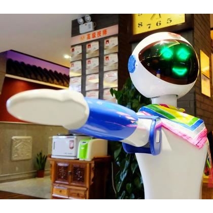 上海驚鴻機器人送餐機器人智能機器人機器人餐廳機器人服務(wù)員KYL-1
