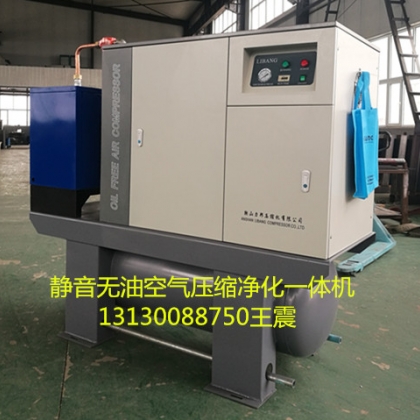 靜音無油空氣壓縮凈化一體機