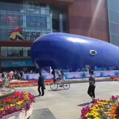 高端鯨魚島氣膜出租充氣游玩設(shè)備大鯨魚樂園整套租賃