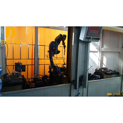 單機(jī)雙工位汽車踏板焊接工作站