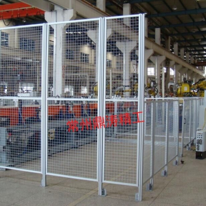 加工定制自動(dòng)化機(jī)械鋁型材安全圍欄 車間安全防護(hù)鋁合金圍欄批發(fā)