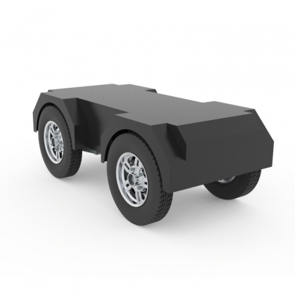 智能輪式AGV無人駕駛小車底盤線控底盤自主導航無人智能搬運物流車