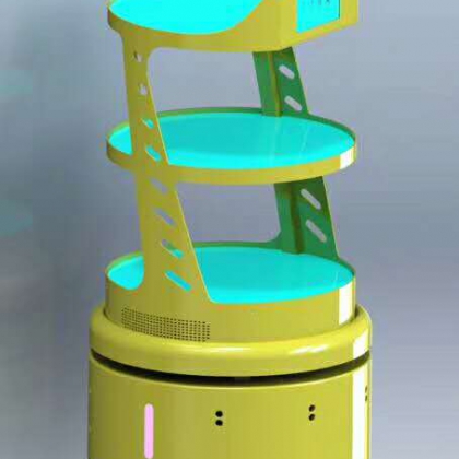 送餐傳菜餐車 無軌機(jī)器人 多層餐車   智能傳菜員