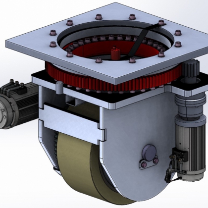 50T-200TAGV驅(qū)動輪解決方案 重載AGV解決方案