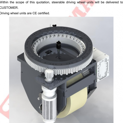 單輪負(fù)載12T 舵輪功率12KW CFR同步電機(jī)