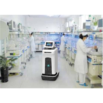 醫(yī)療智能機器人醫(yī)院無人配送機器人米克力美