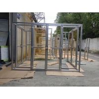 上海加工8080歐標工業(yè)鋁型材圍欄 倉庫隔斷 安全防護欄價格