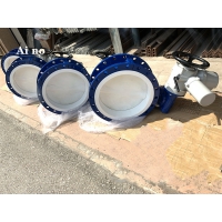 電動襯氟蝶閥法蘭襯四氟耐酸堿腐蝕 D941F46C