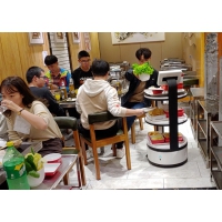 機(jī)器人廠家直供餐廳機(jī)器人 送餐傳菜機(jī)器人 無軌餐車