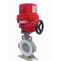 德國(guó)漢克閥門(mén) 電動(dòng)襯氟蝶閥 防爆電動(dòng)蝶閥