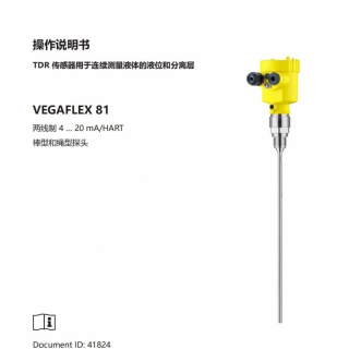 VEGAFLEX 81說(shuō)明書