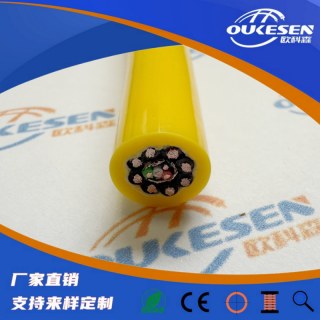 機(jī)器人機(jī)械手控制電纜8*0.75，高強(qiáng)度TPU耐扭轉(zhuǎn)電纜