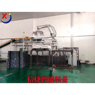 碼垛機(jī)器人逐步取代傳統(tǒng)人工，成為砂漿碼垛新選擇